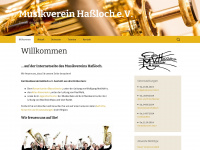 musikverein-hassloch.de Webseite Vorschau