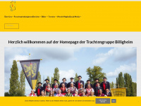 trachtengruppe-billigheim.de Webseite Vorschau
