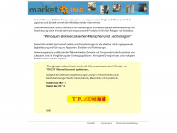 market-ing.com Webseite Vorschau