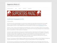 supporters-mainz.de Webseite Vorschau