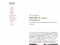 ponyhof-ludwig.de Webseite Vorschau