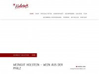 weingut-holstein.de Webseite Vorschau