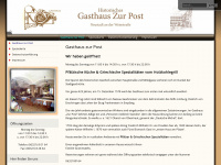 gasthaus-zurpost-nw.de Webseite Vorschau