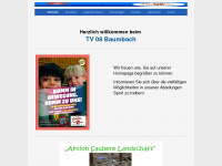 tv08-baumbach.de Webseite Vorschau