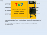 tv2.de Webseite Vorschau