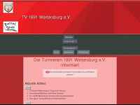 tv-weitersburg.de Webseite Vorschau
