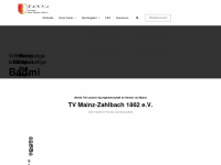 tv-zahlbach.de Webseite Vorschau