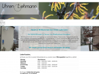 uhren-lehmann.de Webseite Vorschau