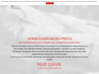 vermessungsbuero-preiss.de Webseite Vorschau