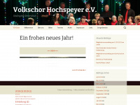 volkschor-hochspeyer.de Webseite Vorschau