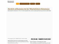 waeschegalerie-heinemann.de Webseite Vorschau