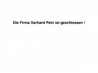 gerhard-petri.de Webseite Vorschau