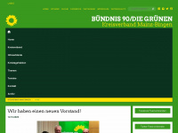 gruene-mainz-bingen.de Webseite Vorschau