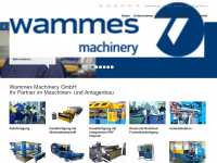 wammesmachinery.com Webseite Vorschau