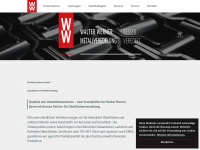 walter-werner.de Webseite Vorschau