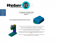 weber-3d.de Webseite Vorschau