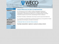 weco-kuechen.de Webseite Vorschau