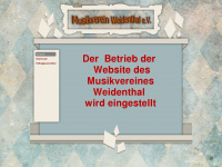 musikverein-weidenthal.de Webseite Vorschau