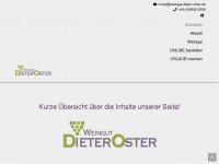 weingut-dieter-oster.de Webseite Vorschau