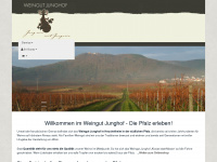 weingut-junghof.de Webseite Vorschau