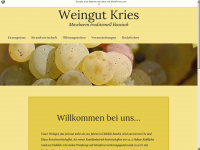 weingut-kries.de Webseite Vorschau