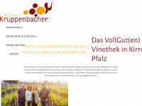 weingut-kruppenbacher.de Webseite Vorschau