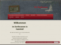 dorfbrunnen-hainfeld.de Webseite Vorschau