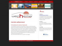 weinheimer-gmbh.de Webseite Vorschau
