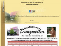 restaurant-dunzweiler.de Webseite Vorschau