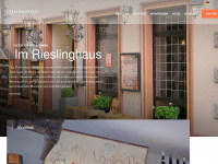 rieslinghaus-bernkastel.de Webseite Vorschau