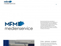 mfm-medienservice.de Webseite Vorschau