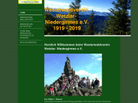 westerwaldverein-wetzlarniedergirmes.de Webseite Vorschau