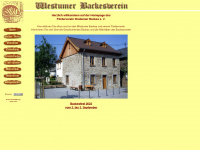 backes-westum.de Webseite Vorschau