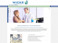 wicke-umwelttechnik.de Webseite Vorschau