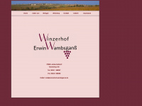 winzerhof-wambsganss.de Webseite Vorschau