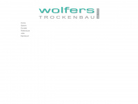 wolfers-trockenbau.com Webseite Vorschau