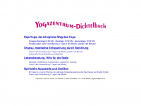 yogazentrum-dichtelbach.de Webseite Vorschau