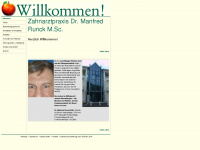 zahnarzt-dr-runck.de Webseite Vorschau