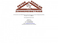 zimmerei-kessler.de Webseite Vorschau