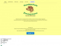 zimmermann-hundeschule.de Webseite Vorschau