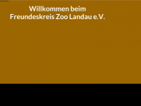 zoofreunde-landau.de Webseite Vorschau