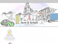 form-und-farben.de Webseite Vorschau