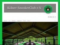 koelner-snookerclub.de Webseite Vorschau