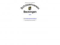 schuetzenverein-beckingen.de Webseite Vorschau