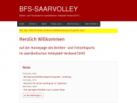bfs-saarvolley.de Webseite Vorschau