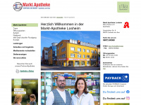 markt-apotheke-losheim.de Webseite Vorschau