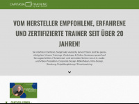 camtasia-training.de Webseite Vorschau