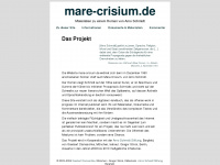 mare-crisium.de Webseite Vorschau