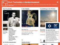 tucholsky-museum.de Webseite Vorschau