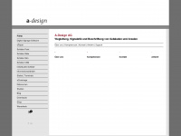 a-design.ch Webseite Vorschau